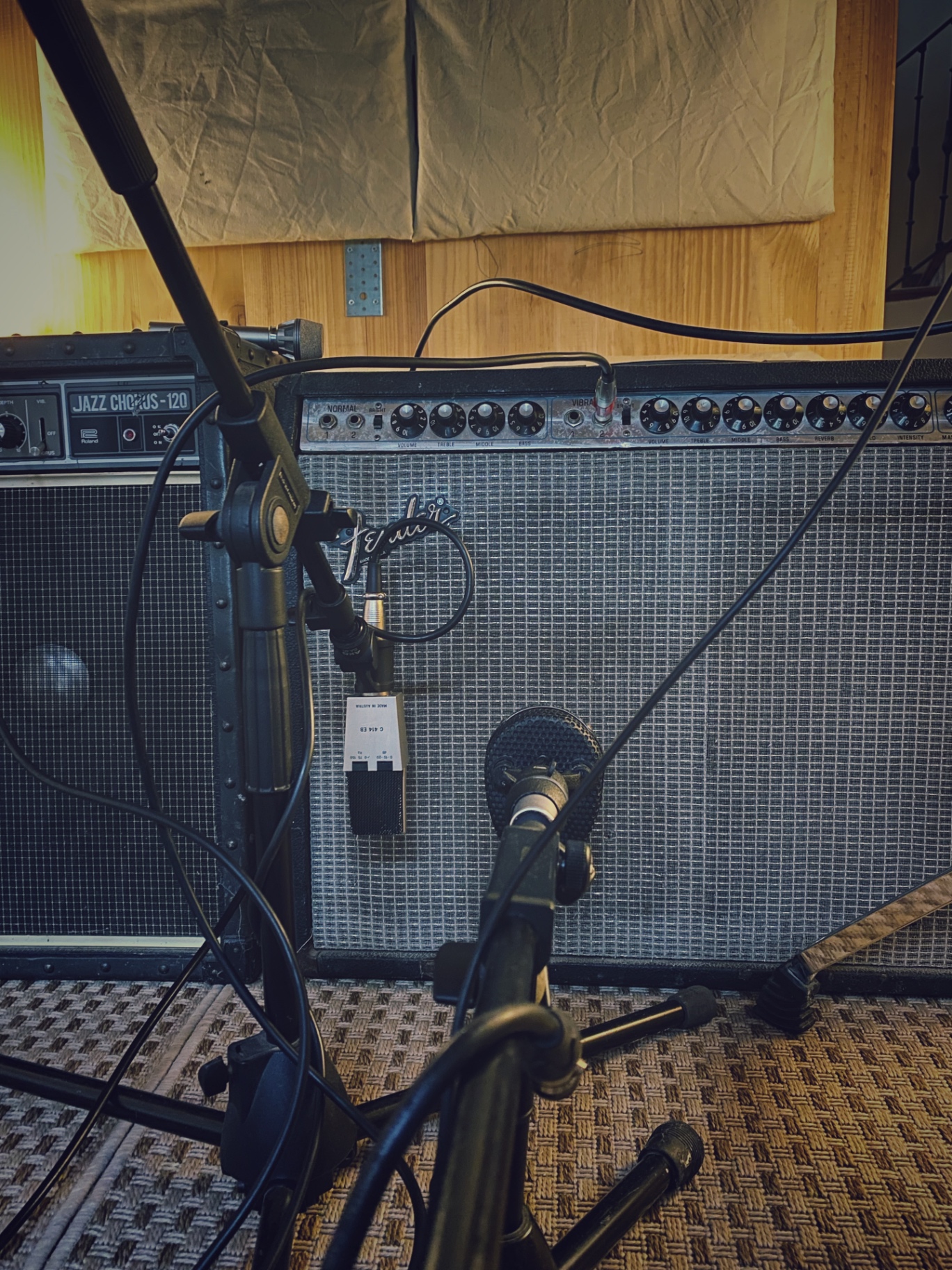 Amplificador en uso